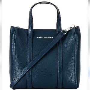 Marc Jacobs The Shopper Tote Bag In Blue Sea